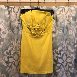 Fluorescent yellow dress